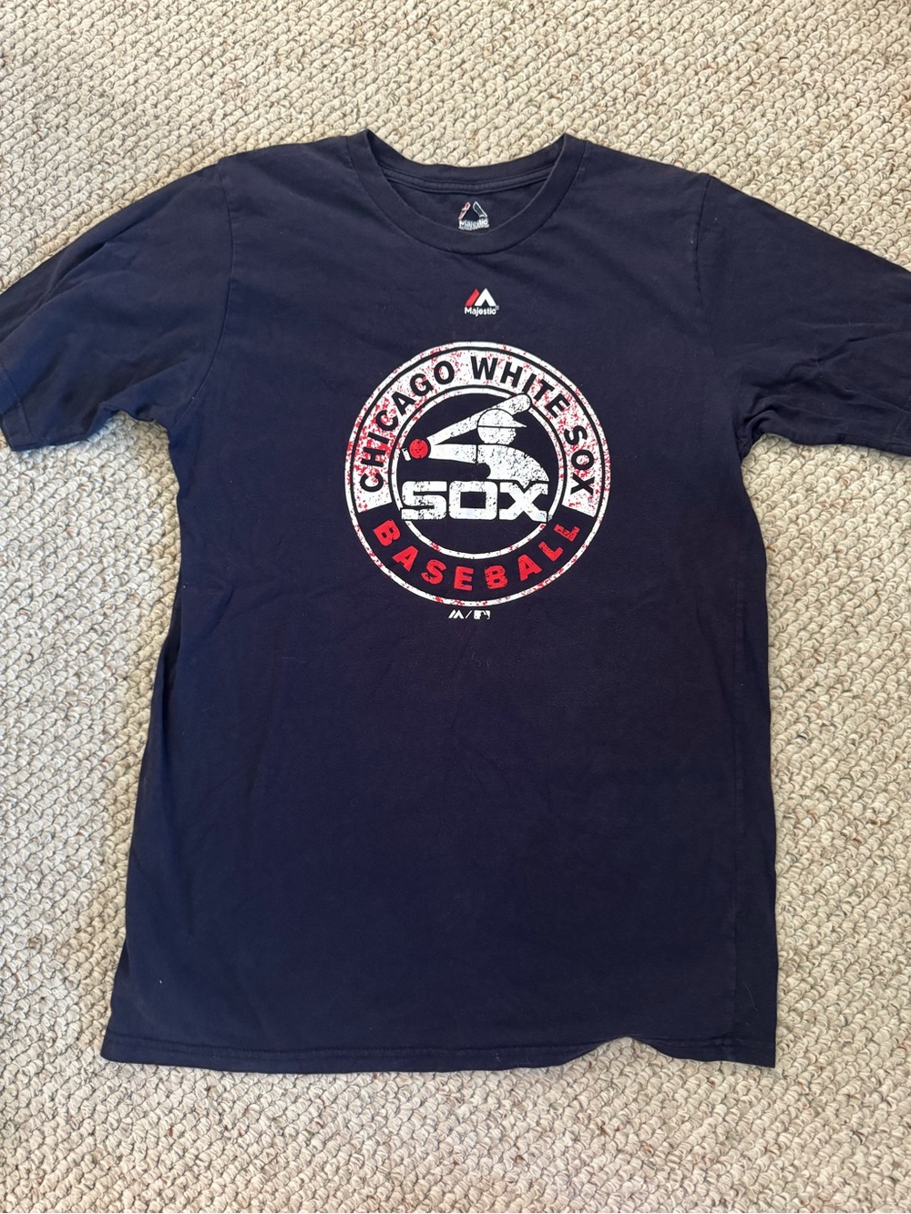 Majestic Navy Chicago White Sox Graphic Tee